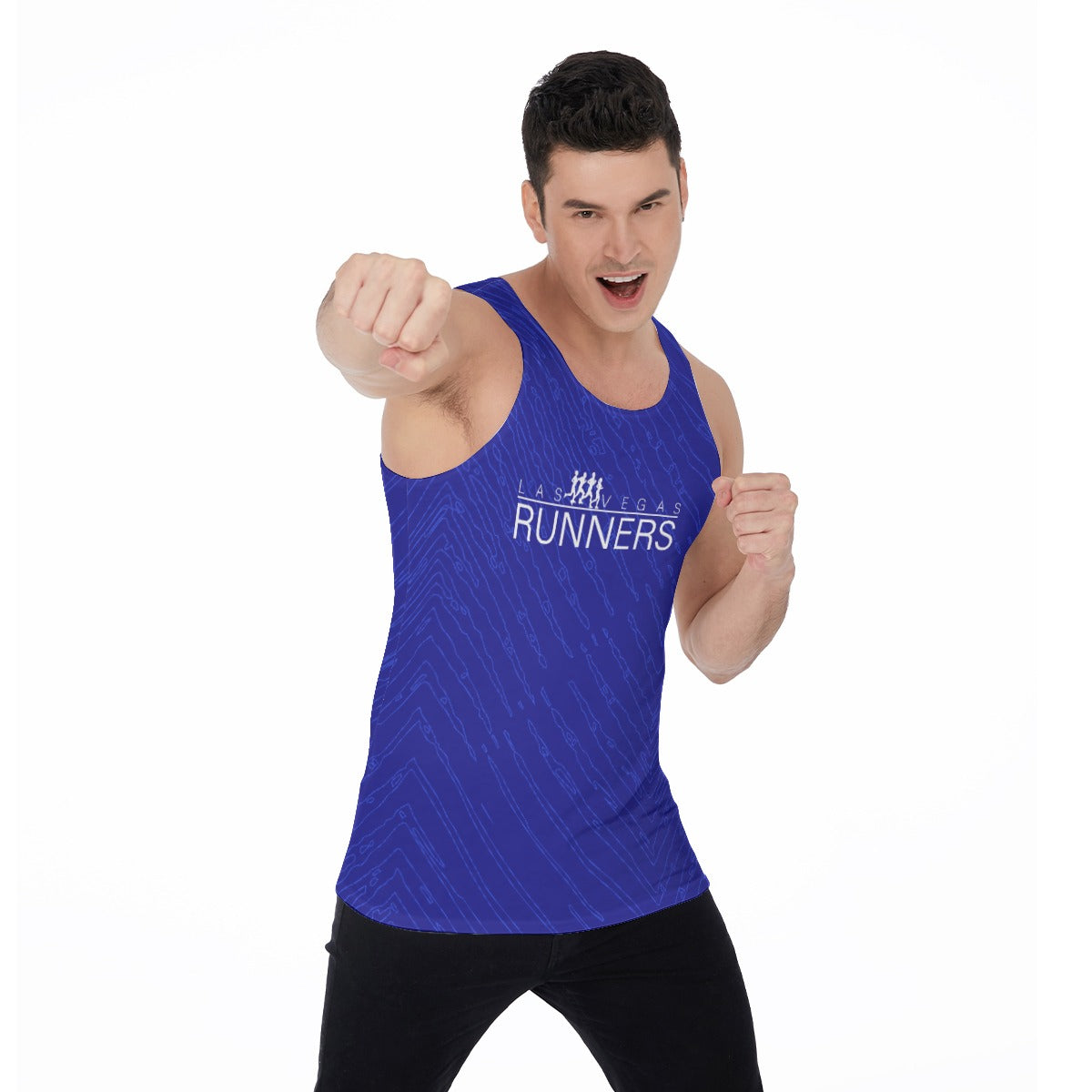 All Over Print Las Vegas Runners - Blue