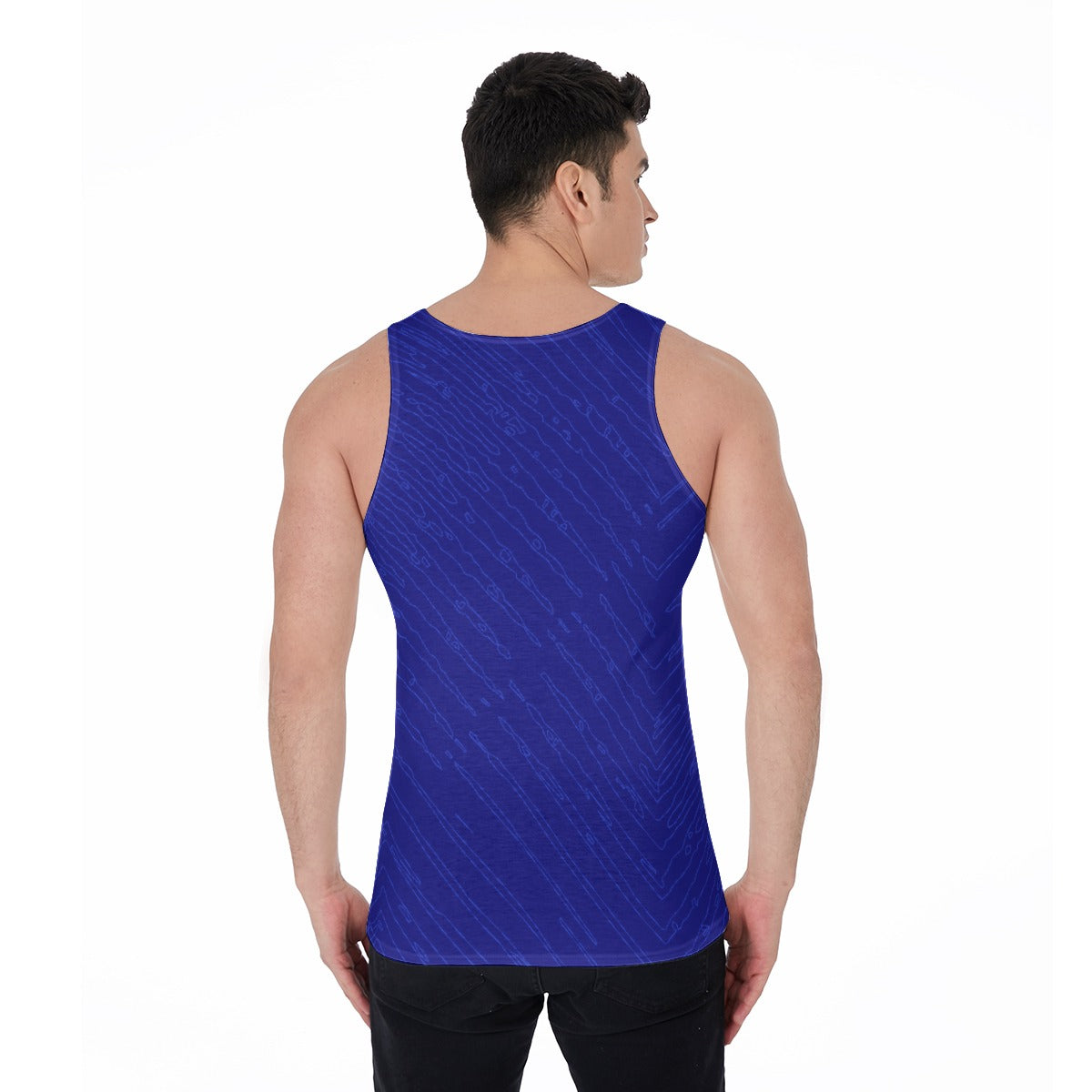 All Over Print Las Vegas Runners - Blue