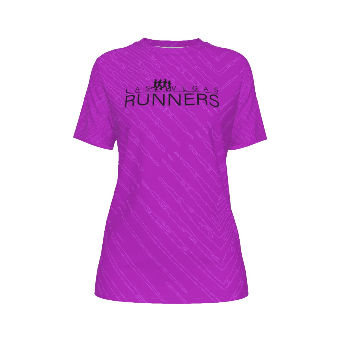 All-Over Print Women'S O-Neck T-Shirt - Las Vegas Runners
