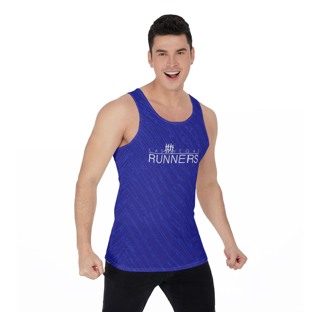All Over Print Las Vegas Runners - Blue