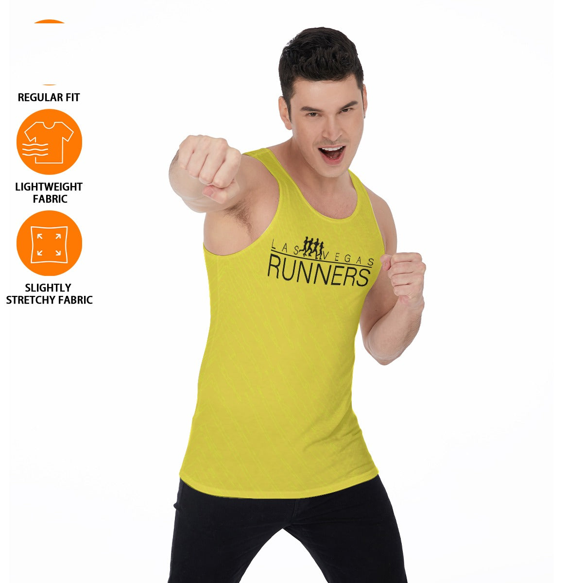All-Over Print Men's Tank Top - Las Vegas Runners