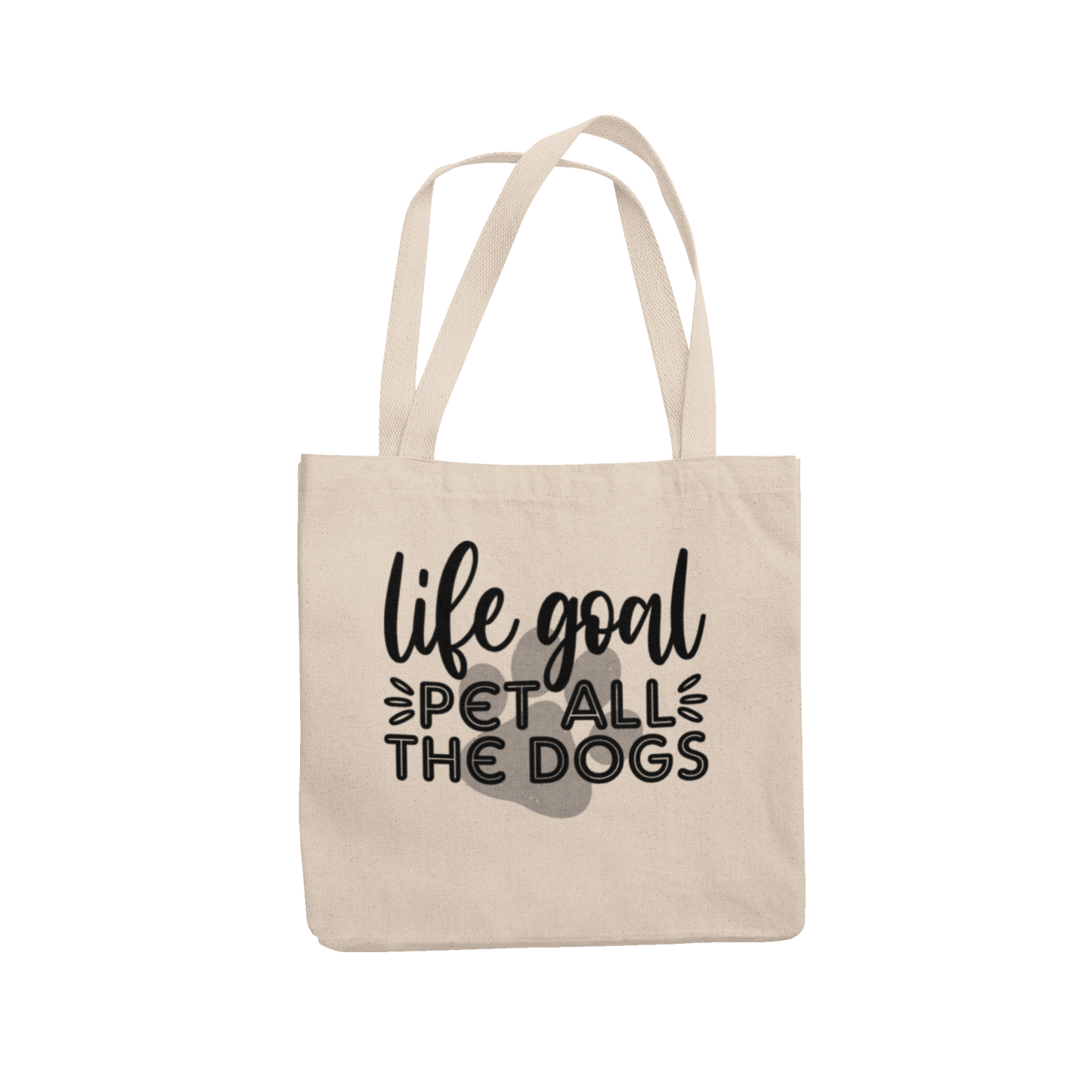 Life Goal Pet All Dogs Canvas Tote - 2